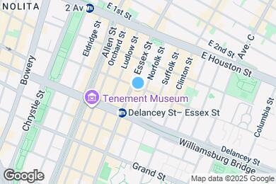 Map image of the property - 125 Rivington St