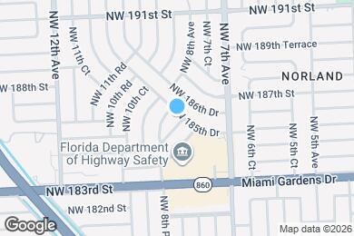 Map image of the property - 735 NW 184th Dr