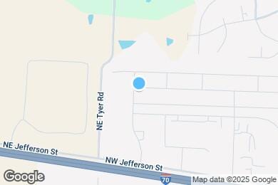 Map image of the property - 1613 NW High View Dr