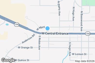 Map image of the property - 303 W Central Entrance