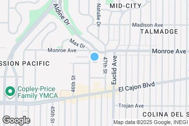 Map image of the property - 4461 Menlo Ave