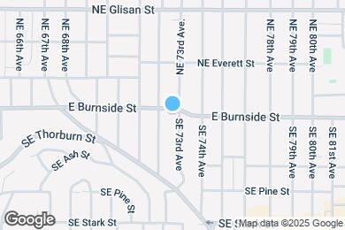 Map image of the property - 7222 East Burnside