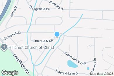 Map image of the property - 4033 Emerald N Cir