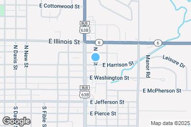 Map image of the property - 1201 E Harrison St