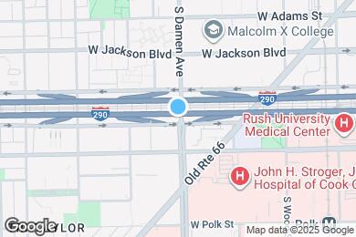 Map image of the property - 510 S Damen Ave