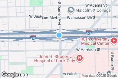 Map image of the property - 512 S Damen Ave