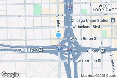 Map image of the property - 799 W Van Buren St