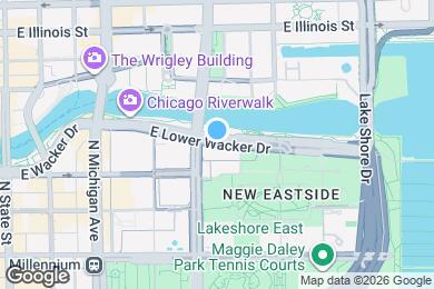 Map image of the property - 319 E Wacker Dr