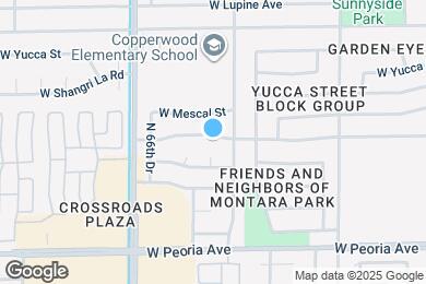 Map image of the property - 6509 W Desert Cove Ave