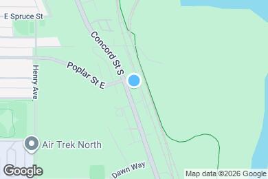 Map image of the property - 1615 Concord St S