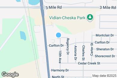 Map image of the property - 3716 10th Ave
