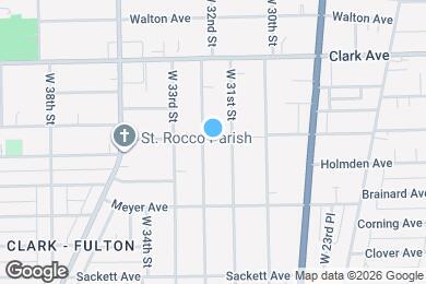 Map image of the property - 3185 W 32nd St