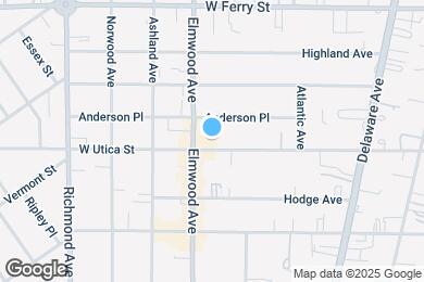 Map image of the property - 257 W Utica St