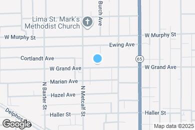 Map image of the property - 446 W Grand Ave