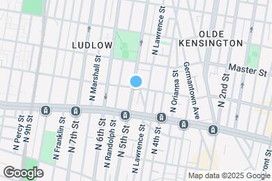 Map image of the property - 1241 N 5th St