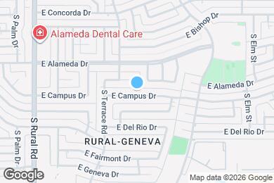 Map image of the property - 1146 E Campus Dr