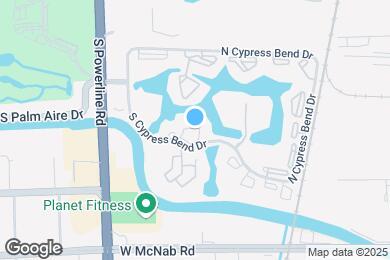 Map image of the property - 2311 S Cypress Bend Dr