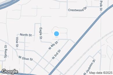 Map image of the property - 402 W Cherry St