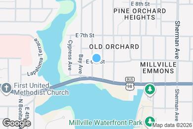 Map image of the property - 1406 E 6th St