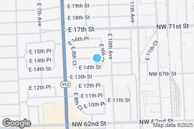 Map image of the property - 931 E 14th St