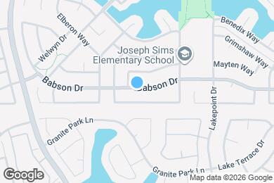 Map image of the property - 2828 Babson Dr