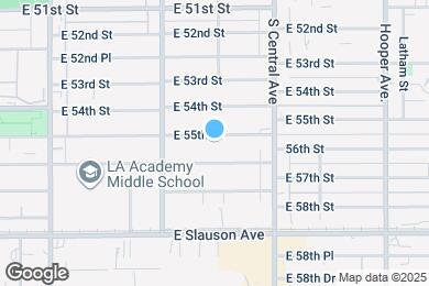 Map image of the property - 956 E 55th St