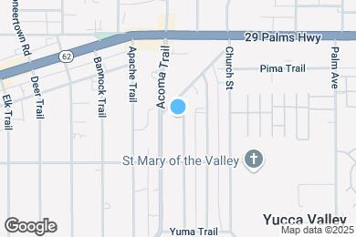 Map image of the property - 7444 Borrego Trl