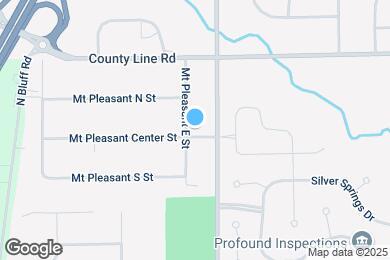 Map image of the property - 1215 Mt Pleasant E St