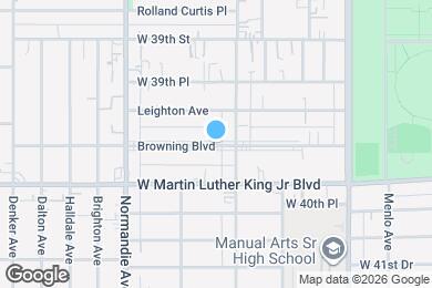 Map image of the property - 1165 Browning Blvd