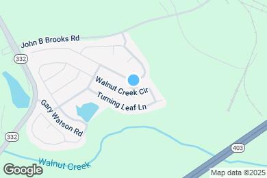 Map image of the property - 1151 Walnut Creek Cir