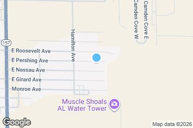 Map image of the property - 412 E Pershing Ave