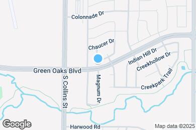 Map image of the property - 1400 Thackery Dr
