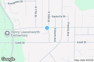 Map image of the property - 2704 S 16th St