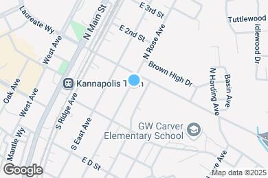 Map image of the property - 107 S Rose Ave