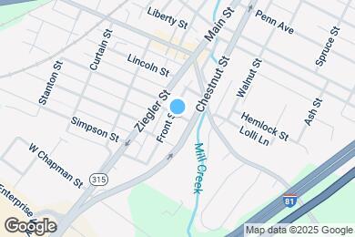 Map image of the property - 319 Front St