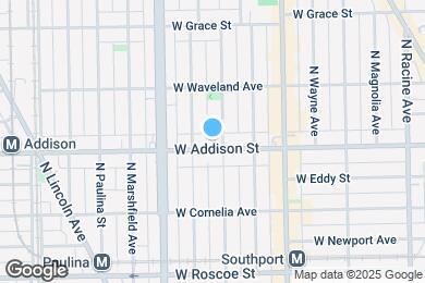 Map image of the property - 1508 W Addison St