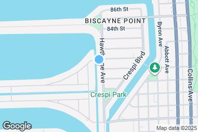 Map image of the property - 8070 Hawthorne Ave