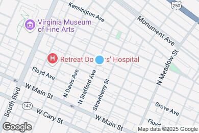 Map image of the property - 207 N Stafford Ave