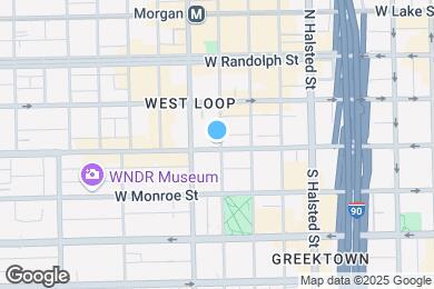 Map image of the property - 932 W Madison St