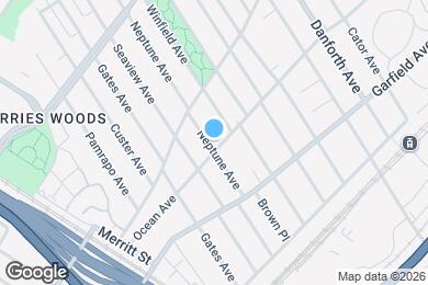 Map image of the property - 101 1/2 Ocean Ave