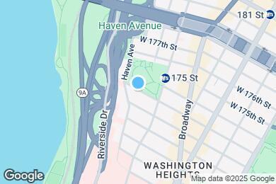 Map image of the property - 720 W 173rd St