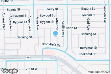 Map image of the property - 819 Atherton Ave