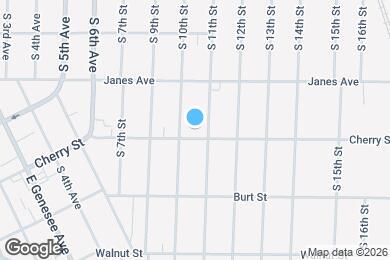 Map image of the property - 1615 Cherry St