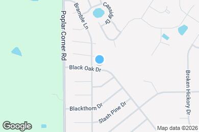 Map image of the property - 6700 Black Oak Dr