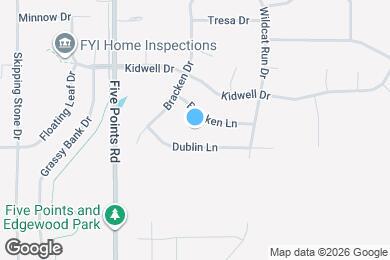 Map image of the property - 5521 Bracken Cir