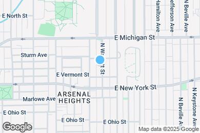 Map image of the property - 424 N Walcott St