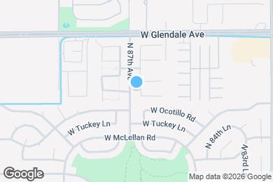 Map image of the property - 6808 N 86th Ln