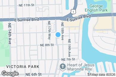 Map image of the property - 820 N Victoria Park Rd