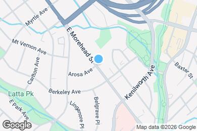 Map image of the property - 1109 E Morehead St