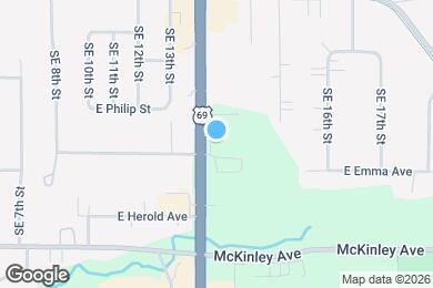 Map image of the property - 4421 SE 14th St
